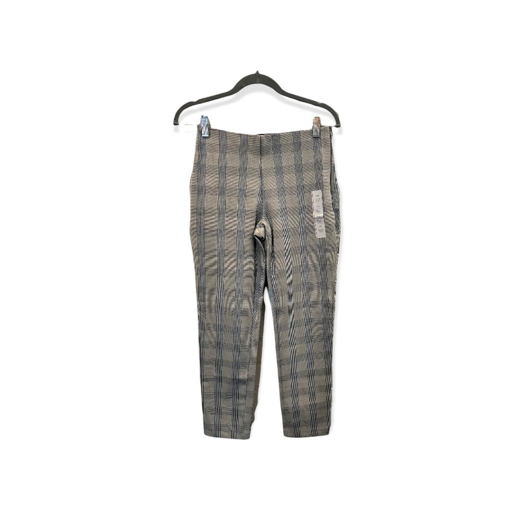 Plaid Cigarette Pant